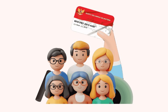 <p>ilustrasi keluarga penerima manfaat dengan Kartu Keluarga Sejahtera (KKS), bantuan PKH-BPNT tahap 2 akan mulai dicairkan Rabu, 21 Mei 2025. Foto: Dok. kemensos.go.id</p>

