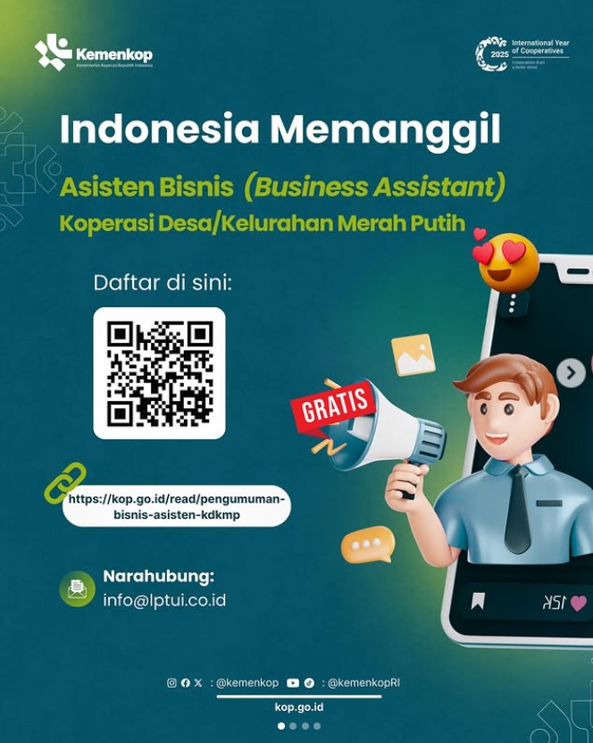<p>Ilustrasi lowongan kerja kementerian koperasi. Kabar gembira dan kesempatan buat kamu yang tertarik bekerja di koperasi, karena kementerian koperasi membuka berbagai lowongan pekerjaan. Foto: @kemenkop</p>
