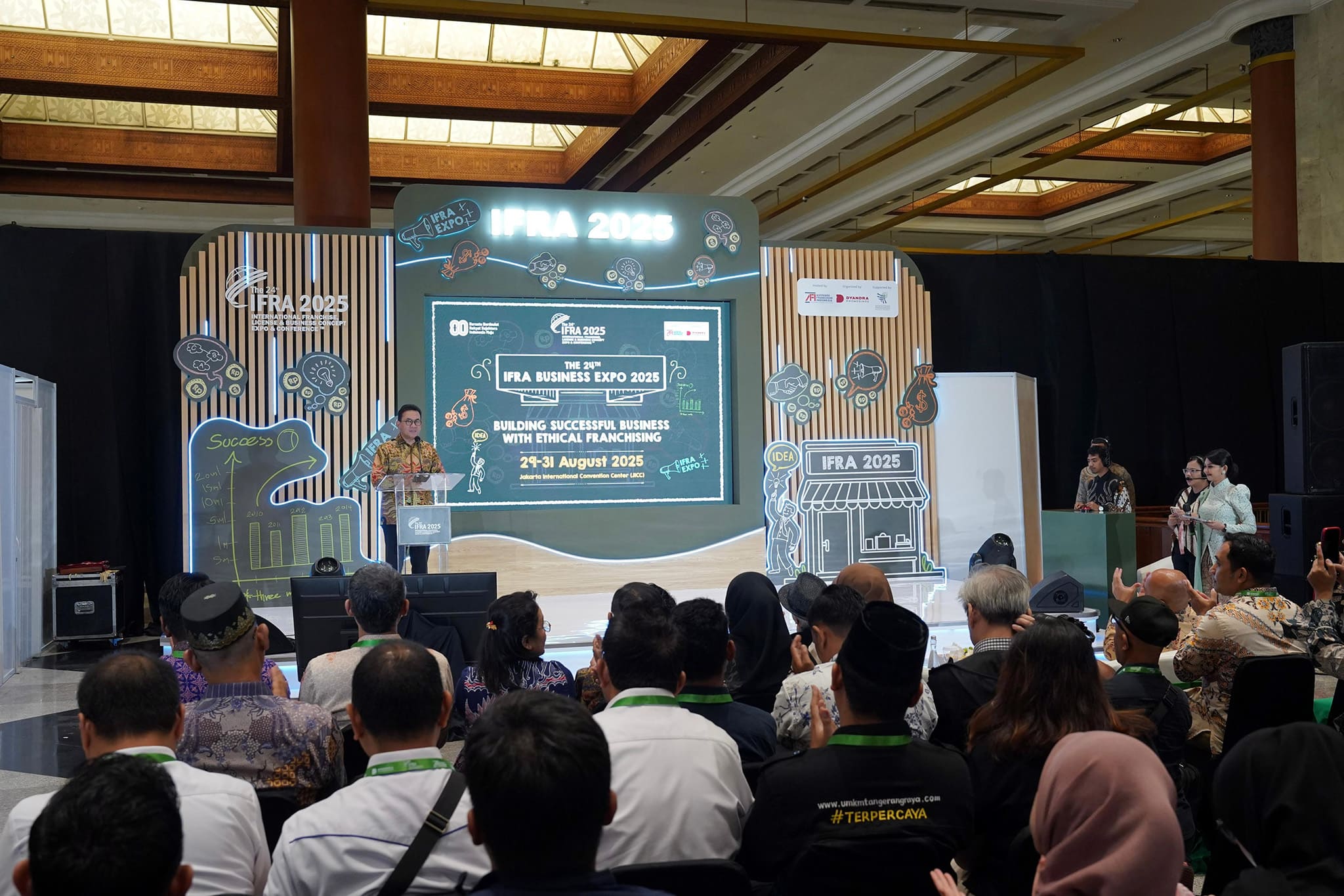 <p>Mendag Budi Santoso  membuka The 24th International Franchise, License, and Business Concept Expo (IFRA) 2025 di Jakarta, Jumat, 29 Agustus 2025. </p>

<p>Ia menyatakan pameran IFRA tahun ini sejalan dengan tiga program prioritas Kemendag, khususnya Pengamanan Pasar Dalam Negeri melalui pengembangan kewirausahaan nasional. (Dok. Kemendag)</p>
