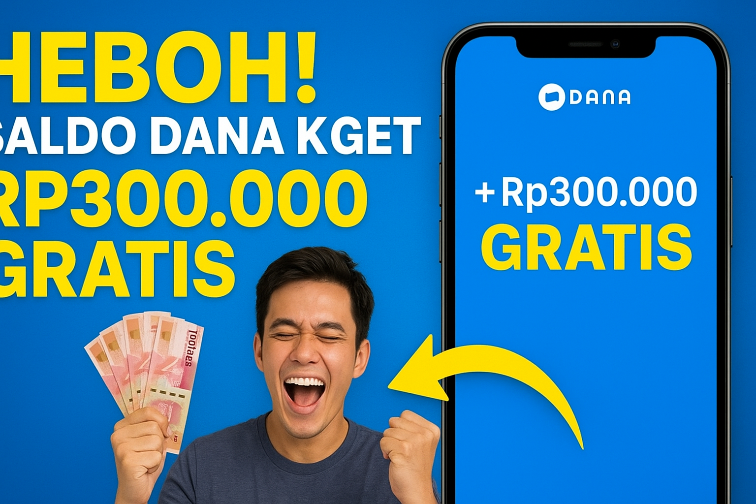 <p>Ilustrasi saldo dana gratis. Promo dari event DANA Kaget kembali bagi-bagi saldo gratis. Cek cara klaim dan kaget dan dapatkan saldo dana gratis sekarang! Foto: ChatGPT</p>

