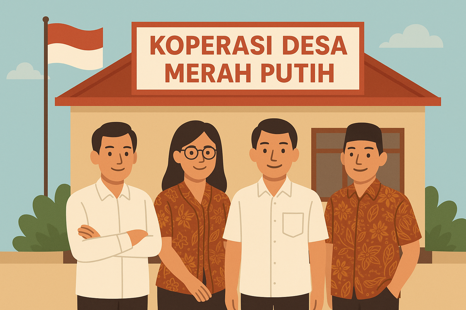 <p>Ilustrasi pengurus koperasi desa merah putih. Siapa saja yang tidak boleh jadi pengurus koperasi desa merah putih? Cek berikut ini daftarnya! Foto: ChatGPT</p>
