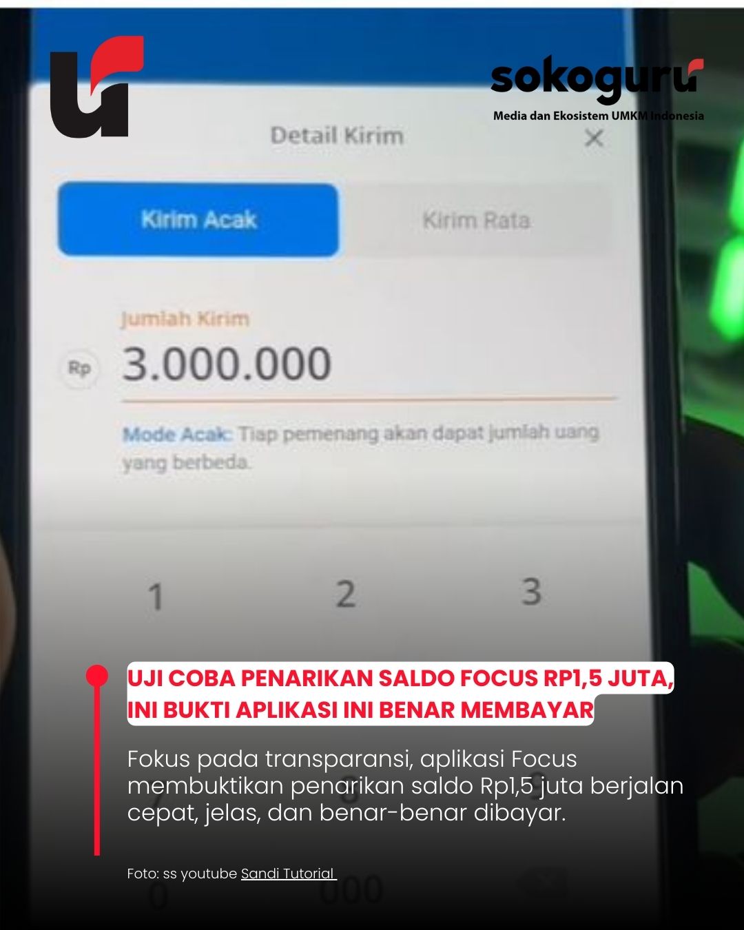 Bukan Gimmick, Begini Alur Penarikan Saldo Focus yang Transparan Sampai Dana Masuk