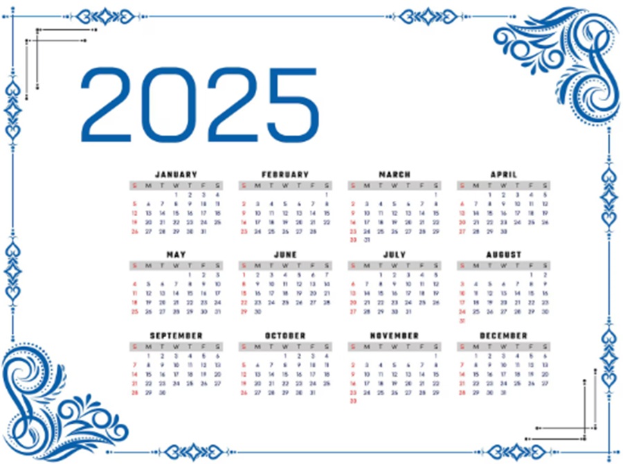 <p>Ilustrasi kalender tahun 2025. Siswa sekolah bisa menikmati hari libur nasional tanggal 5 September 2025. (Foto: Freepik).</p>
