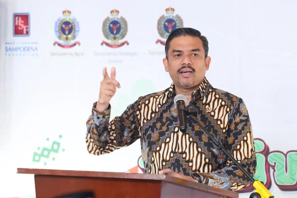 <p>Menteri UMKM Maman Abdurrahman membuka Sampoerna Festival UMKM 2025 di The Atrium Sampoerna Strategi Square, Jakarta, Selasa, 19 Agustus 2025. (Dok. Kemen UMKM)</p>

<p> </p>

