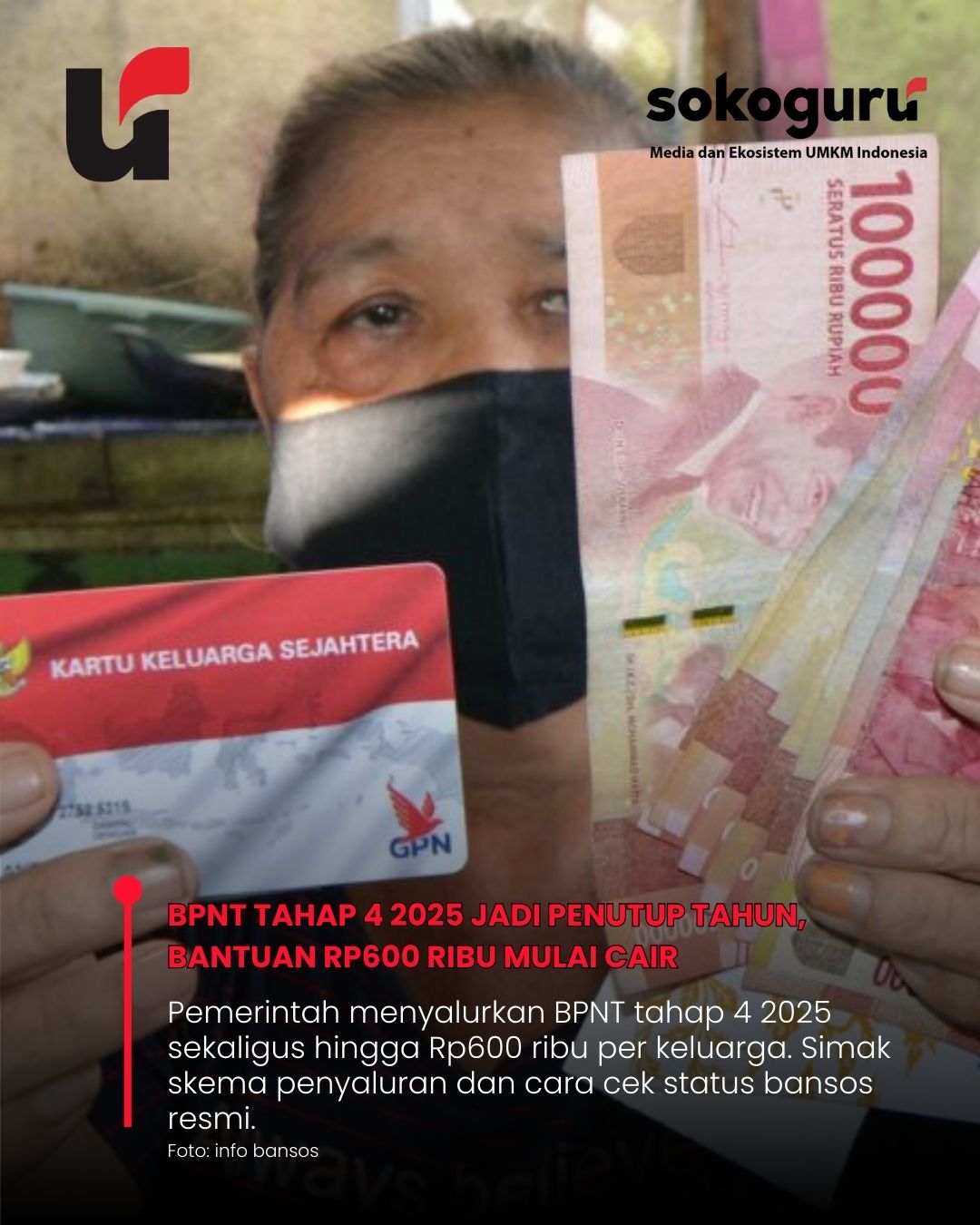 <p>BPNT tahap 4 2025 - BPNT tahap 4 2025 menjadi penyaluran terakhir tahun ini. Bantuan sembako Rp600 ribu cair jelang akhir tahun. Ini penjelasan lengkapnya.</p>
