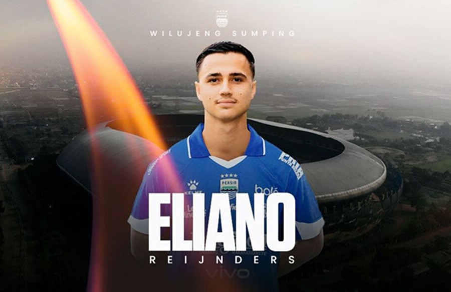 <p>Eliano Reijnders ditebus Persib Bandung dari PEC Zwolle dengan kontrak dua musim, gelandang Machester City Tijjani Reijnders bangga dan titip sang adik ke Maung Bandung dan Bobotoh. (Foto: Persib).</p>
