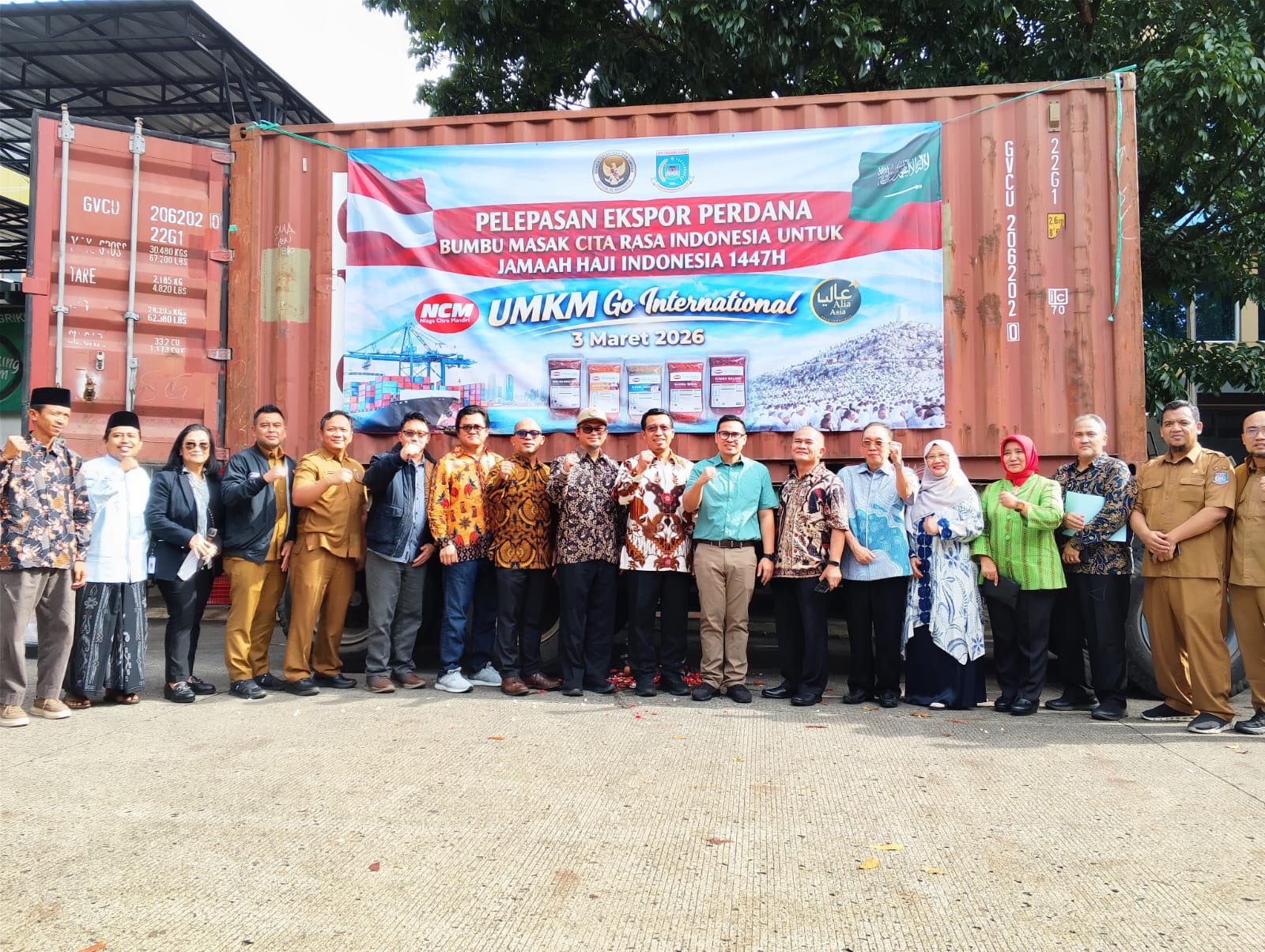 Peluang Ekonomi Haji Nasional Meluas, 76 Ton Bumbu Produksi UMKM Diekspor Perdana ke Arab Saudi