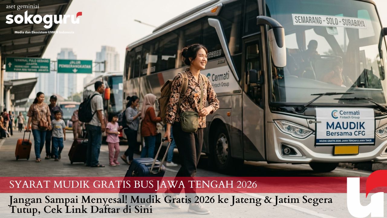 Beruntungnya Perantau Jatim & Jateng! Ada Mudik Gratis Keberangkatan 14 Maret, Slot Kursi Menipis