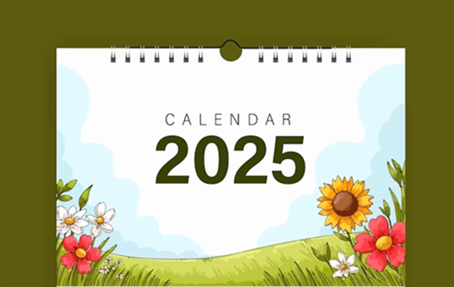<p>Ilustrasi kalender tahun 2025. Berikut ini daftar tanggal merah libur dan cuti bersama Juni 2025, ada dua long weekend. (Foto: Freepik).</p>
