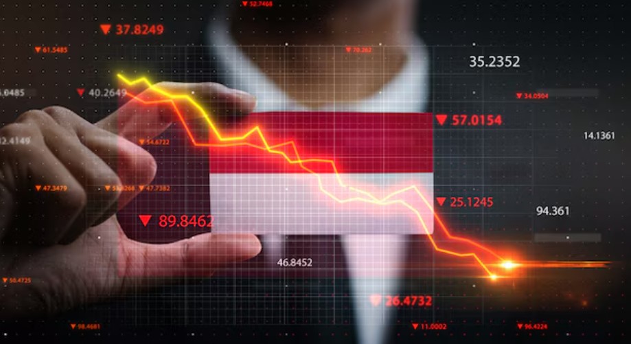 <p>Ilustrasi grafik penurunan IHSG menyoroti peluang investasi baru. Saat indeks melemah, dividen jumbo perbankan seperti BCA, BRI, Mandiri, dan BNI justru jadi incaran investor. Foto: freepik.cpm</p>
