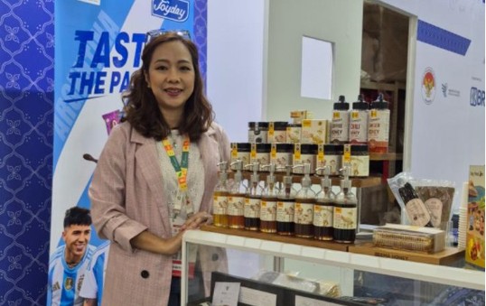 <p>Pemilik BeeMa Honey, Fransisca Natalia Widowati, saat mengikuti ajang FHA Food & Beverage 2025 di Singapura, 8–11 April 2025. (Dok.BRI)</p>
