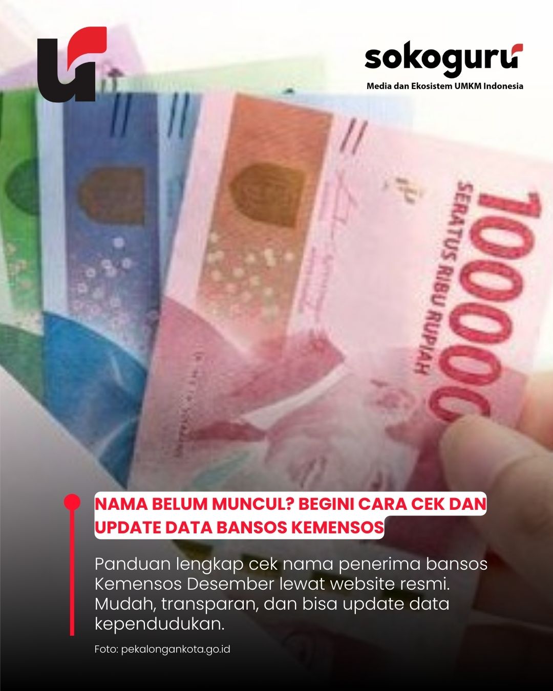 Bansos Kemensos Desember: Cek Nama, Syarat, dan Alasan Bantuan Tak Cair