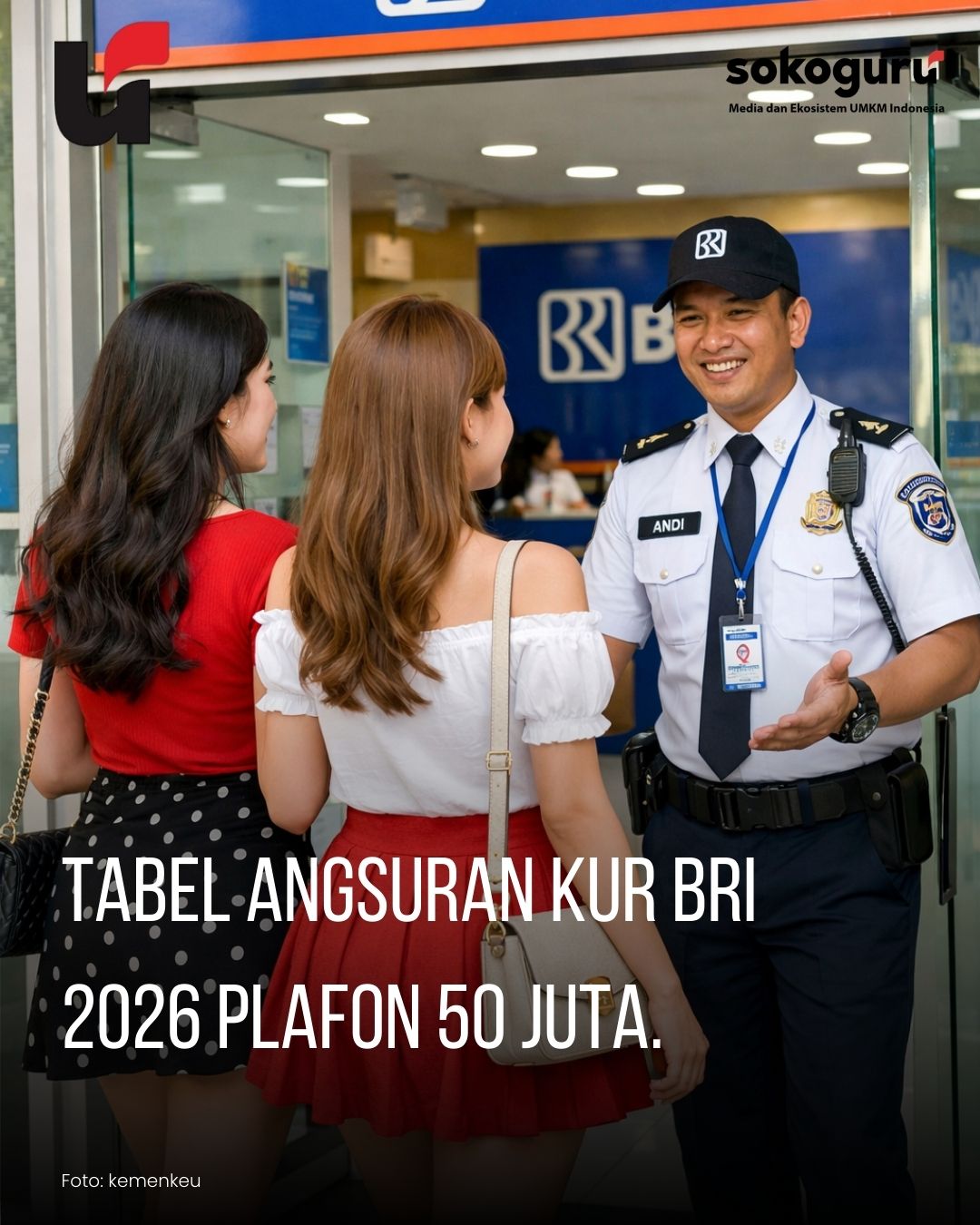Siapkan KTP! Syarat KUR BRI Maret 2026 Pinjaman Rp 30 Juta Sangat Mudah, Cek Tabel Cicilannya Yuk