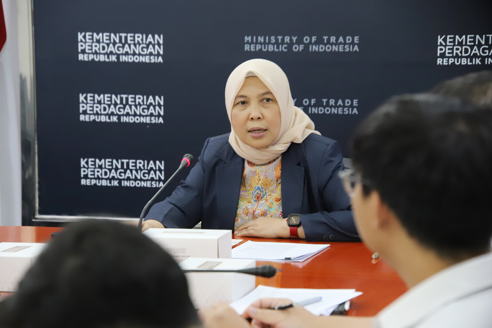 <p>Direktur Jenderal Pengembangan Ekspor Nasional Kementerian Perdagangan (Dirjen PEN Kemendag), Fajarini Puntodewi . (Dok. Kemendag)</p>
