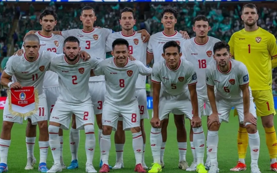 <p>Skuad Timnas Indonesia. Melihat peluang skuad Garuda melaju ke putaran final Piala Dunia 2026, dengan catatan wajib menang besar atas Irak.</p>
