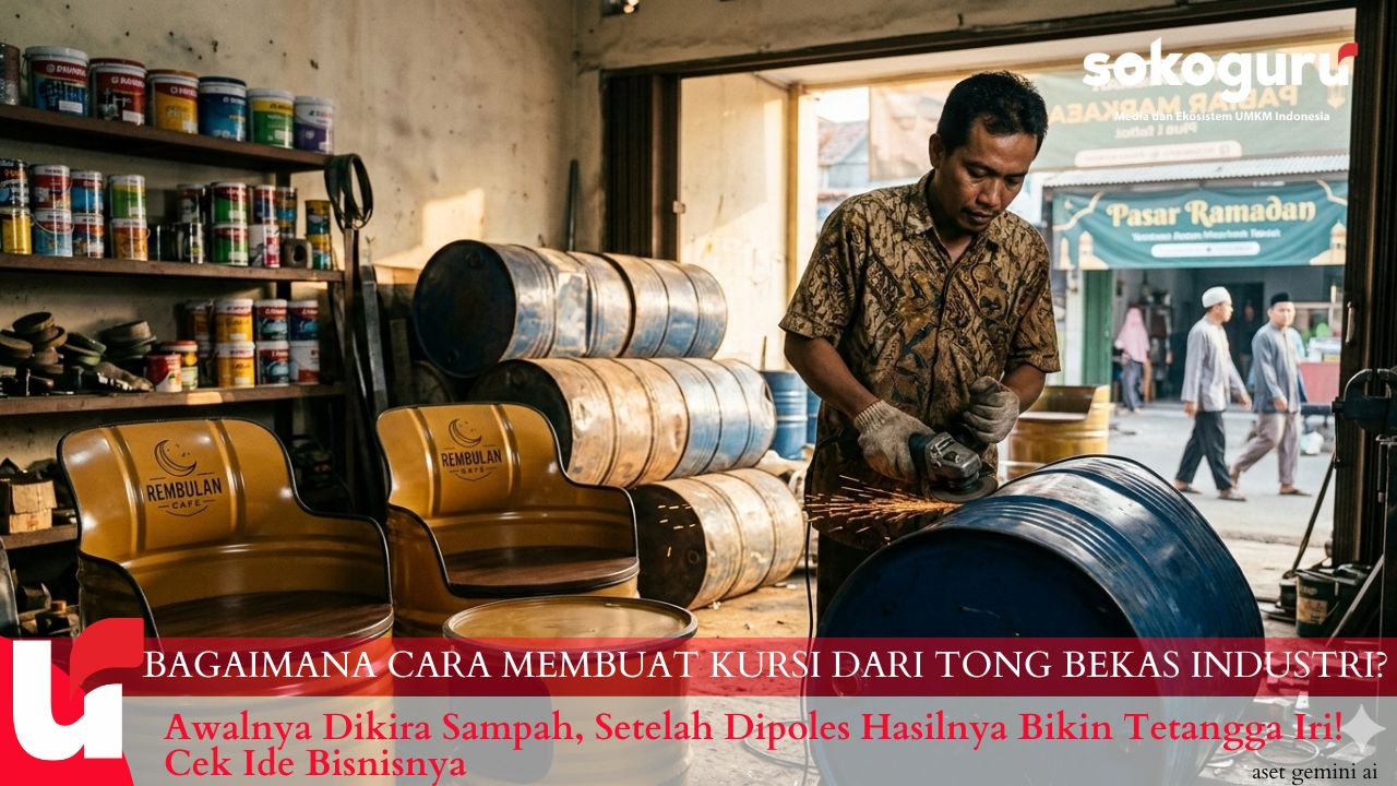 Viral! Modal Tong Bekas Bisa Cuan Ratusan Juta, Rahasia Bisnis Receh Jadi Kursi Mewah