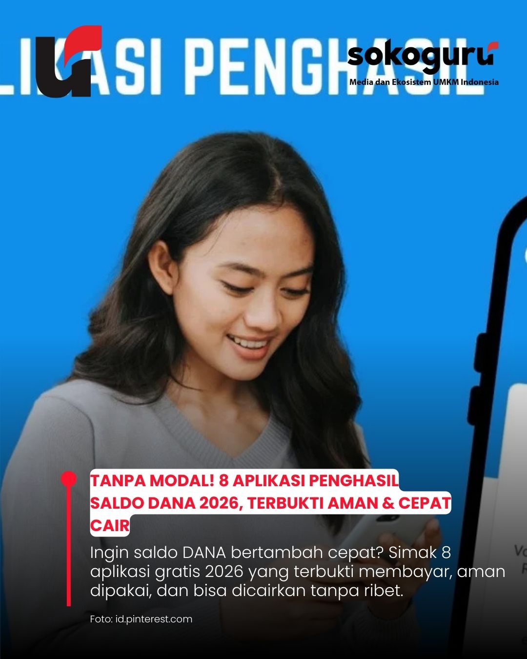 Cuma Pakai HP! 8 Aplikasi 2026 untuk Tambah Saldo DANA Tanpa Setoran Sedikitpun