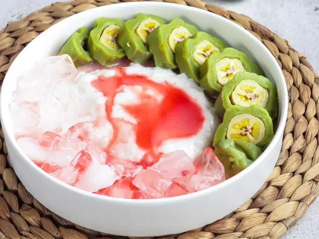 Es Pisang Ijo Khas Makassar. Dok. detikfood