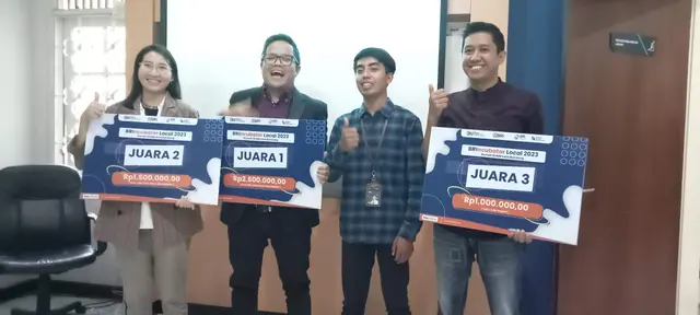 Peserta terbaik BRINKUBATOR 2023 yang diselenggarakan Rumah BUMN Bandung. 