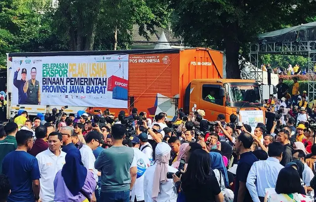 Pelepasan ekspor pelaku usaha Pemerintah Provinsi Jawa Barat.