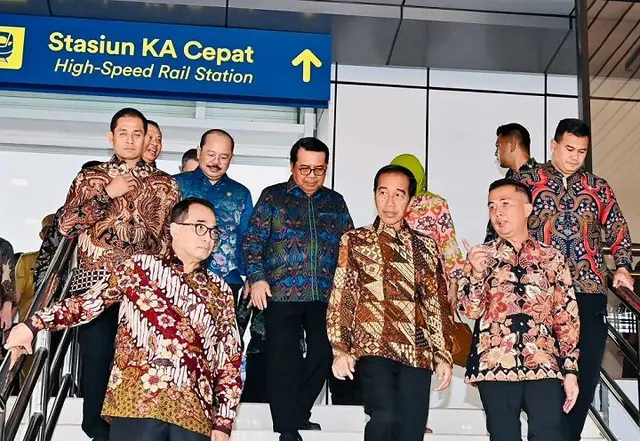 Presiden Jokowi meresmikan Kereta Cepat. Dok. PemprovJabar