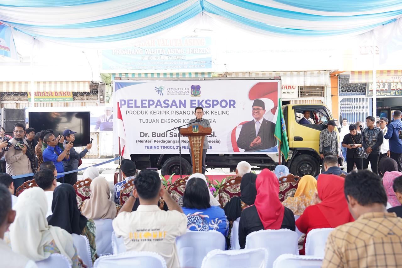 UMKM Daerah Mampu Terobos Pasar Global, Sembilan Ton Keripik Pisang Asal Tebing Tinggi Diekspor ke Malaysia		