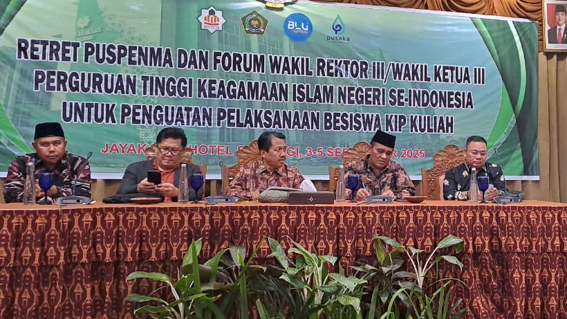 <p>Kegiatan Rapat Koordinasi KIP Kuliah diselenggarakan oleh Forum Wakil Rektor/Wakil Ketua III Bidang Kemahasiswaan dan Kerja Sama PTKIN se-Indonesia bekerja sama dengan UIN Mataram, di Mataram, NTB, 3-5 September 2025. (Dok. Kemenag)</p>
