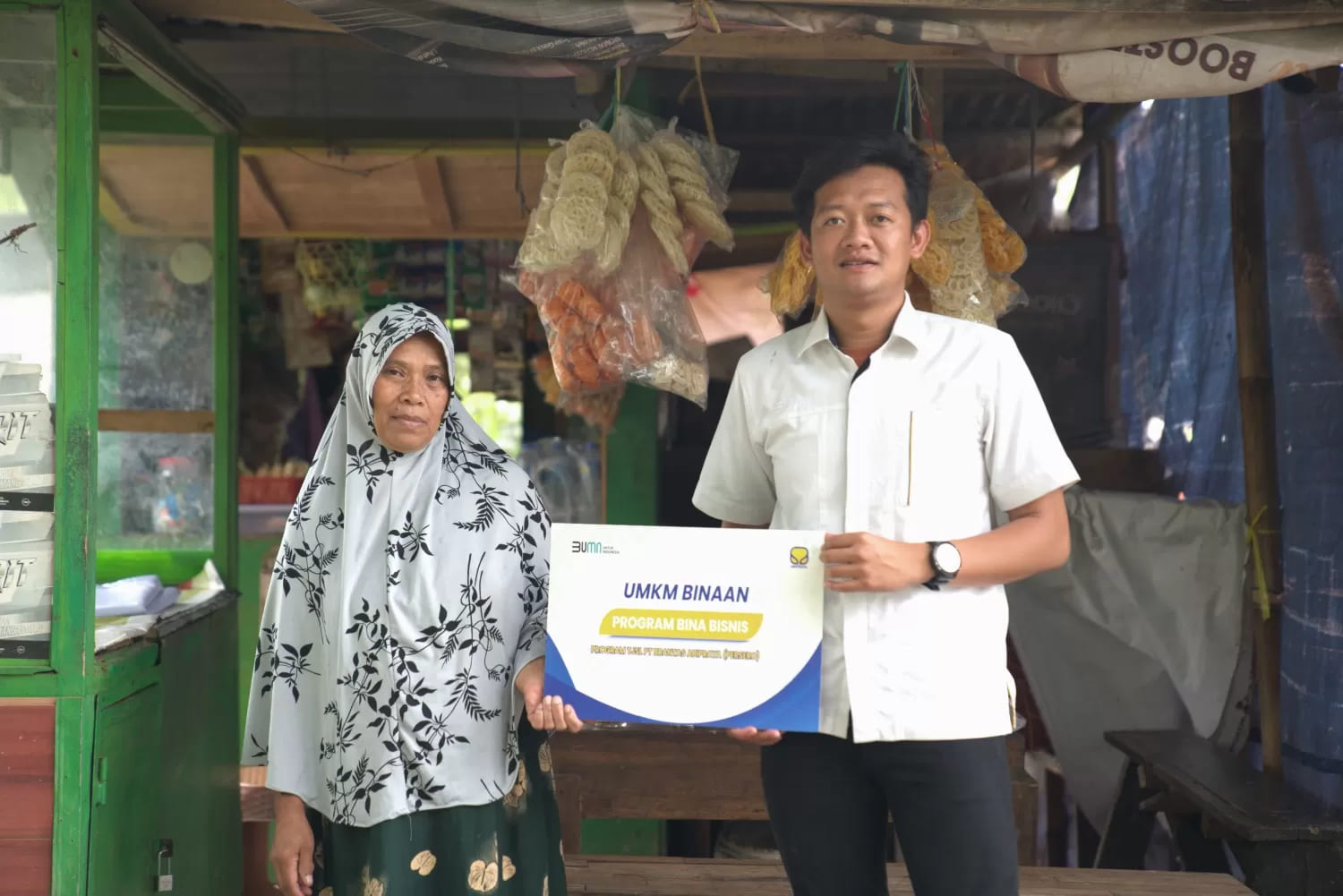 <p>Brantas Abipraya dukung UMK naik kelas lewat pelatihan, galeri produk, dan vending machine, dorong pertumbuhan ekonomi rakyat berkelanjutan. (Dok. Brantas Abipraya)</p>
