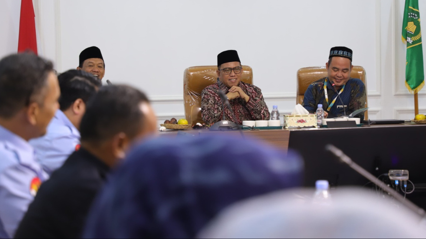 <p>Rapat Persiapan Sidang Isbat di Jakarta, Rabu, 21 Mei 2025.(Dok.Kemenag)</p>
