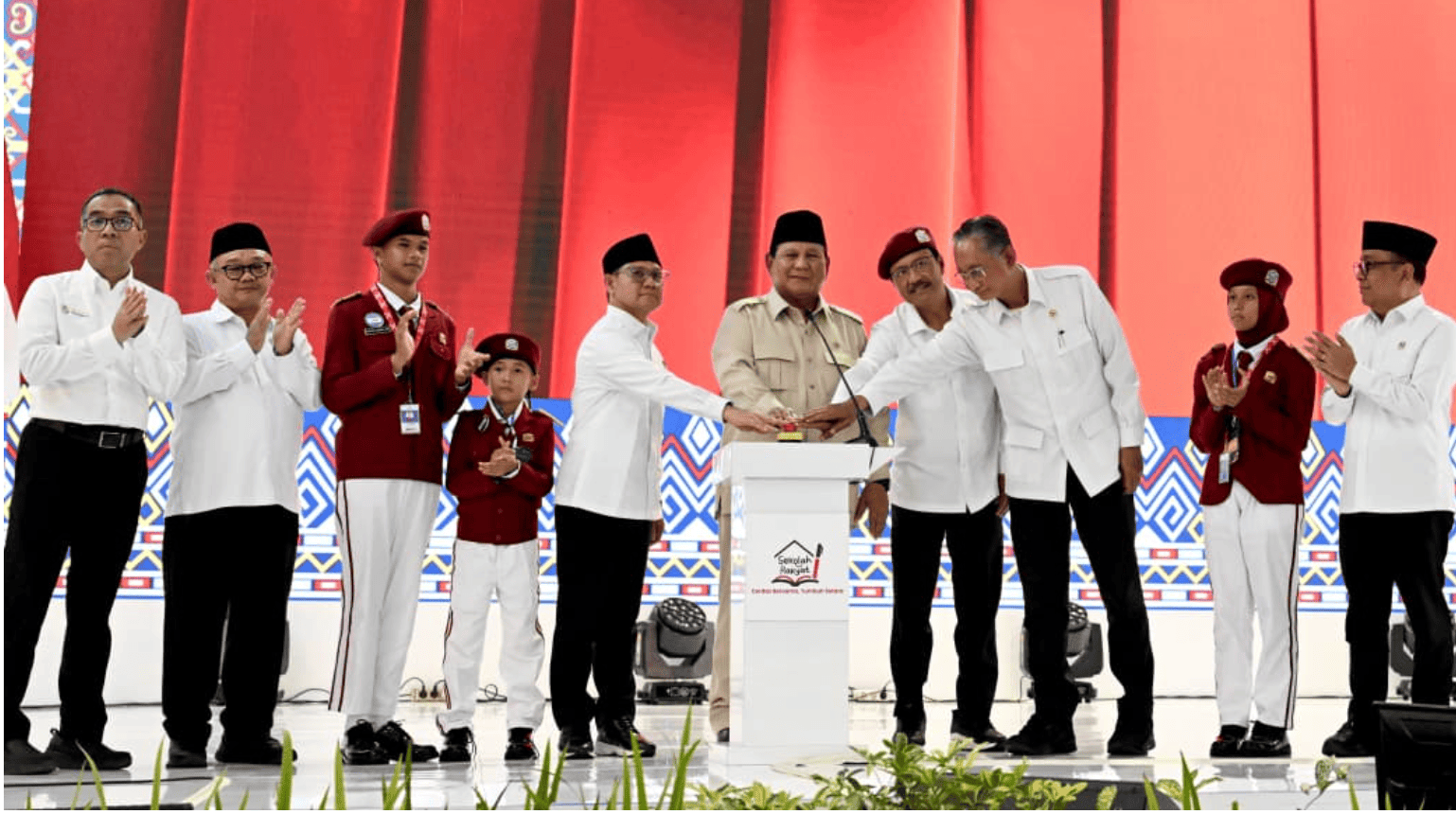 Diresmikan! 166 Sekolah Rakyat di 34 Provinsi, Presiden Tinjau Fasilitas Sekolah di Kalimantan Selatan
