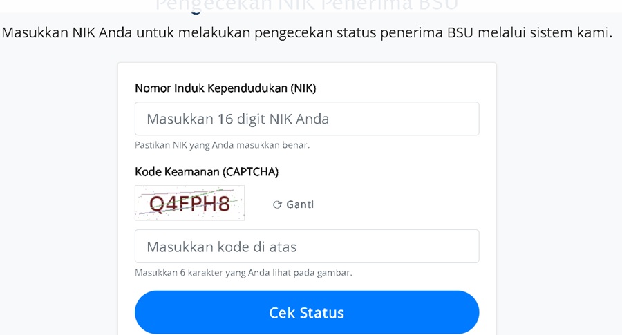 <p>Laman bsu.kemnaker. Berikut cara cek status pencairan dana BSU 2025 Rp600 ribu batas akhirnya 6 Agustus ini. (Foto: BSU Kemnaker).</p>
