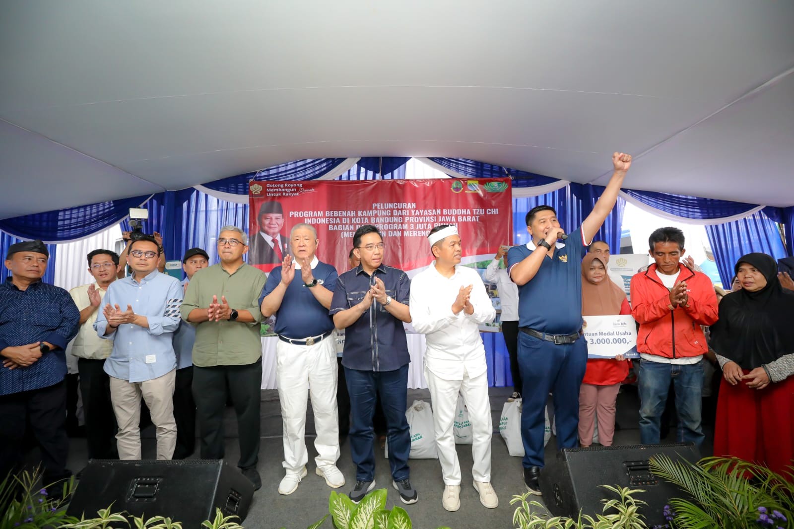 <p>Program renovasi 500 rumah tak layak huni secara resmi diluncurkan di kawasan Bojongloa Kaler, Kota Bandung. (Dok.Pemkot Bandung)</p>
