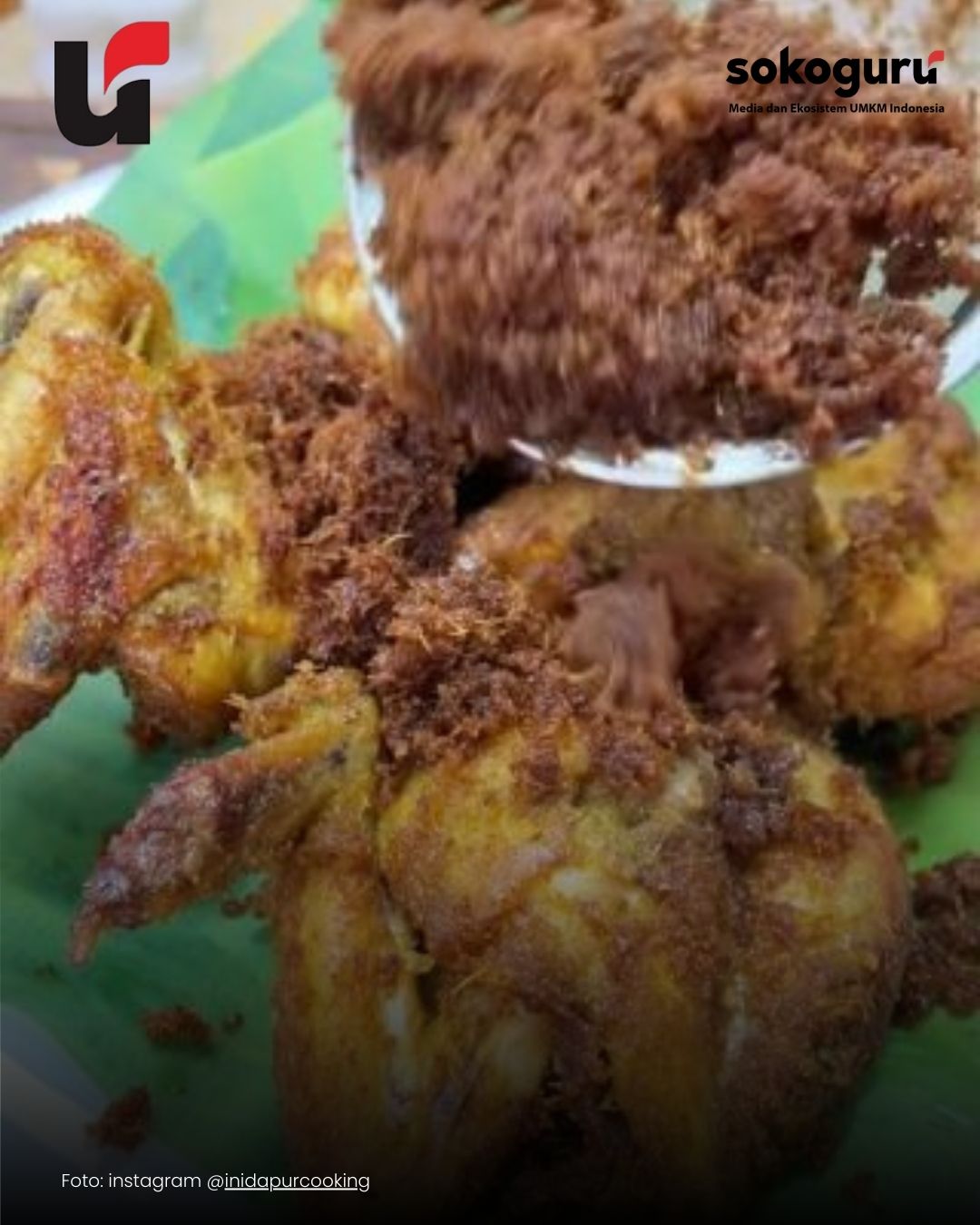 Ide Jualan UMKM Laris: Ayam Goreng Serundeng Lengkuas, Wanginya Bikin Bocil Nambah Berkali-kali!