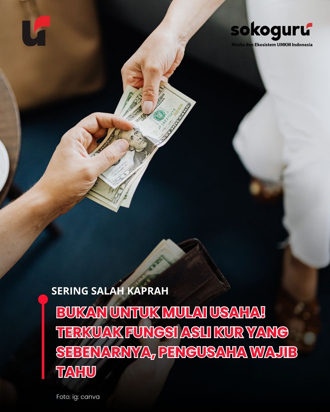Sangat Haram! Viral Pesan Menohok untuk Warga yang Pinjam KUR Pakai Nama Usaha Orang Lain