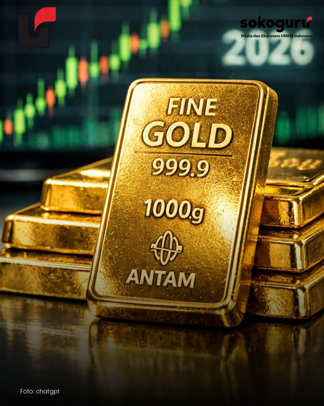 Meroket Rp 43 Ribu! Harga Emas Antam Hari Ini 11 Maret 2026 Tembus Rp 3 Juta, Cek Prediksi Hari Ini!