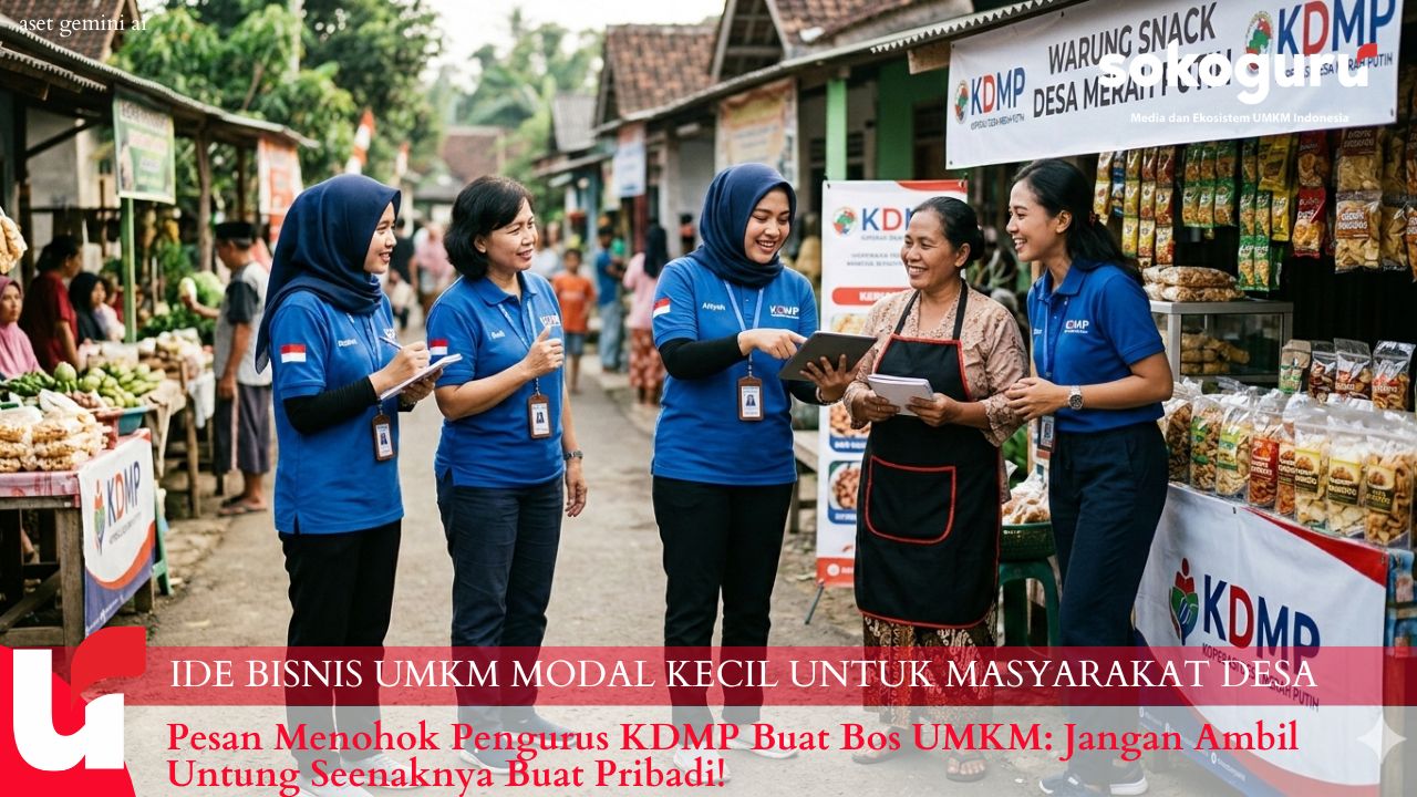 Pengurus KDMP Sedih Lihat UMKM Desa Gulung Tikar, Ternyata Ini Ide Bisnis dan Solusinya!