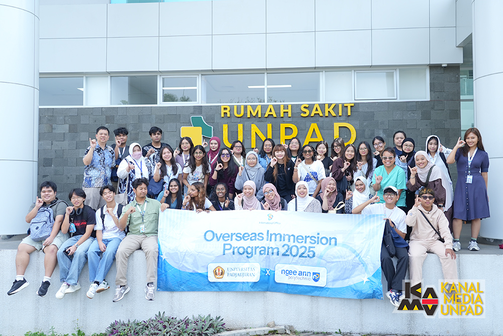 <p>Kantor Urusan Internasional Universitas Padjadjaran kembali menyelenggarakan Overseas Immersion Programme (OIP) bersama Ngee Ann Polytechnic Singapura. Delegasi Ngee Ann Polytechnic Singapura juga mengunjungi RS Unpad di Jatinangor, Senin 25 Agustus 2025. (Dok. Media Kanal Unpad/Dadan Triawan)</p>
