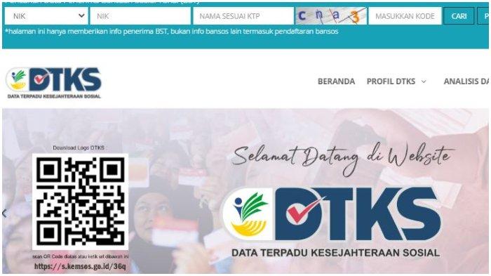 <p>Ilustrasi laman pengecekan bansos. Simak cara cek bansos PKH 2025. (Foto: kemensos.go.id)</p>
