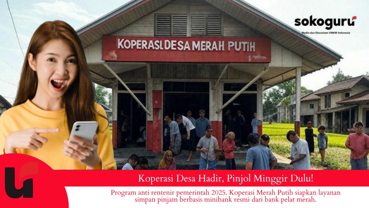 <p>Akses keuangan desa kini mudah! Lewat BRI Link & BNI46, warga bisa pinjam uang di koperasi tanpa bunga tinggi dan tanpa risiko pinjol ilegal.</p>

