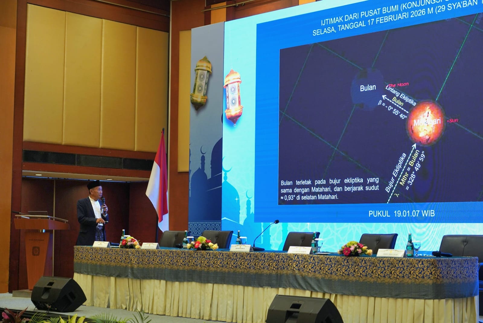 1 Ramadan Jatuh pada Kamis 19 Februari, Hilal Ramadan 1447 H di Bawah Ufuk, Mustahil Terukyat