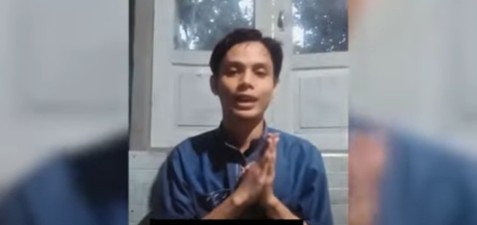 <p>Devit Febriansyah, siswa SMAN 1 Bukittinggi, Sumatera Barat (Sumbar) (Tangkapan Layar Youtube)</p>
