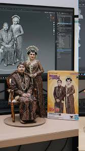 <p>Ilustrasi Mniature Ai couple. Simak cara membuat action figure miniatur gunakan AI Gemini.</p>
