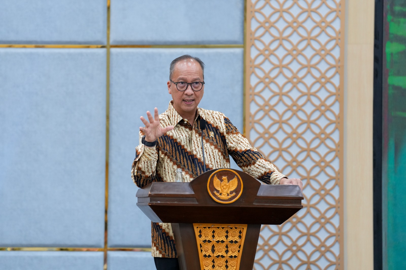 <p>Menteri Perindustrian Agus Gumiwang Kartasasmita, dalam keterangannya di Jakarta, Kamis, 30 Oktober 2025, mengatakan, industri agro merupakan salah satu sektor strategis yang memiliki peran penting dalam menopang pertumbuhan ekonomi Indonesia. (Dok. Kemenperin)</p>