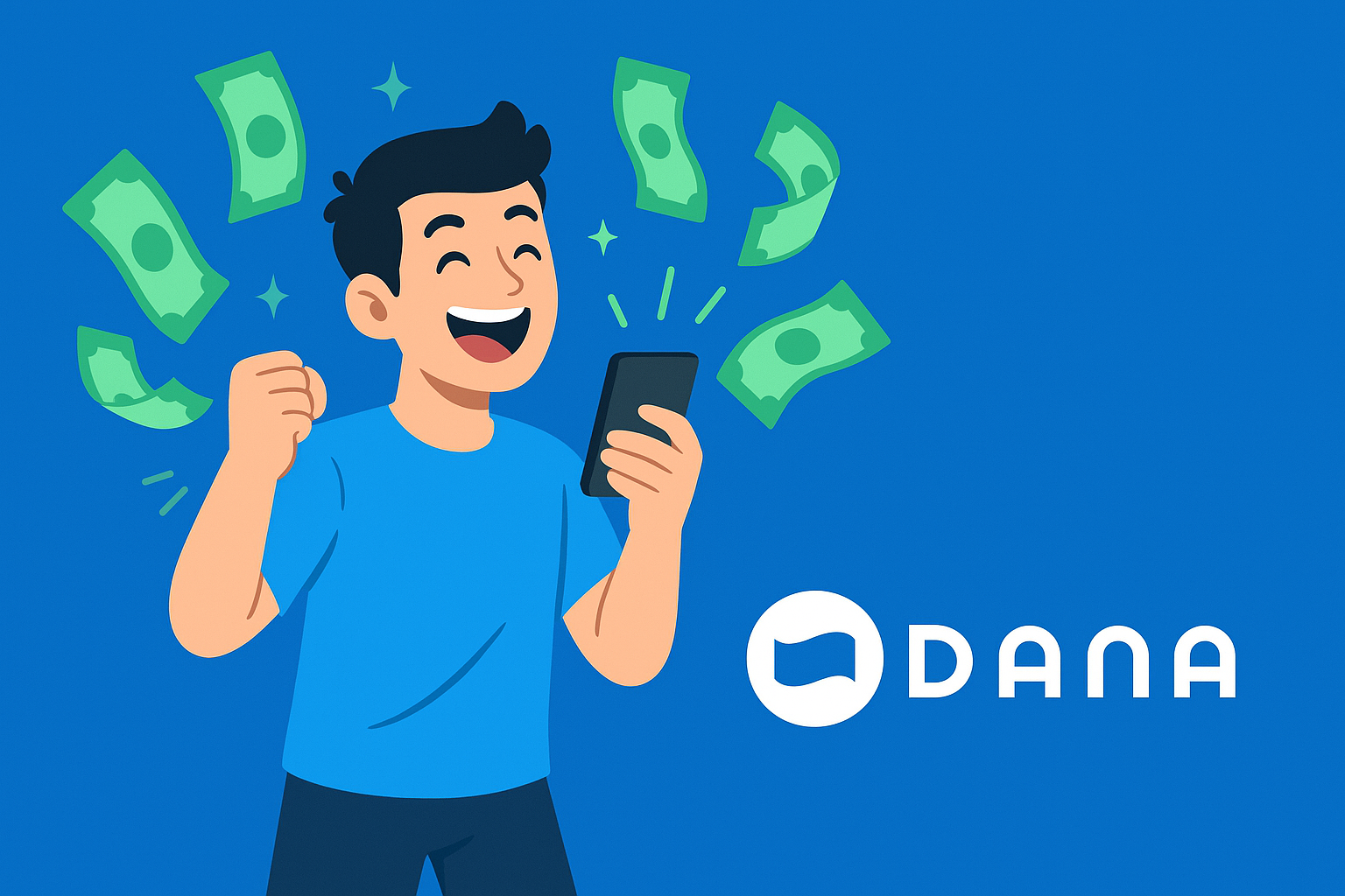 <p>Ilustrasi DANA. Simak cara mendapat saldo DANA gratis via link DANA Kaget dan main mini games di aplikasi DANA. Foto: sokoguru.id.</p>