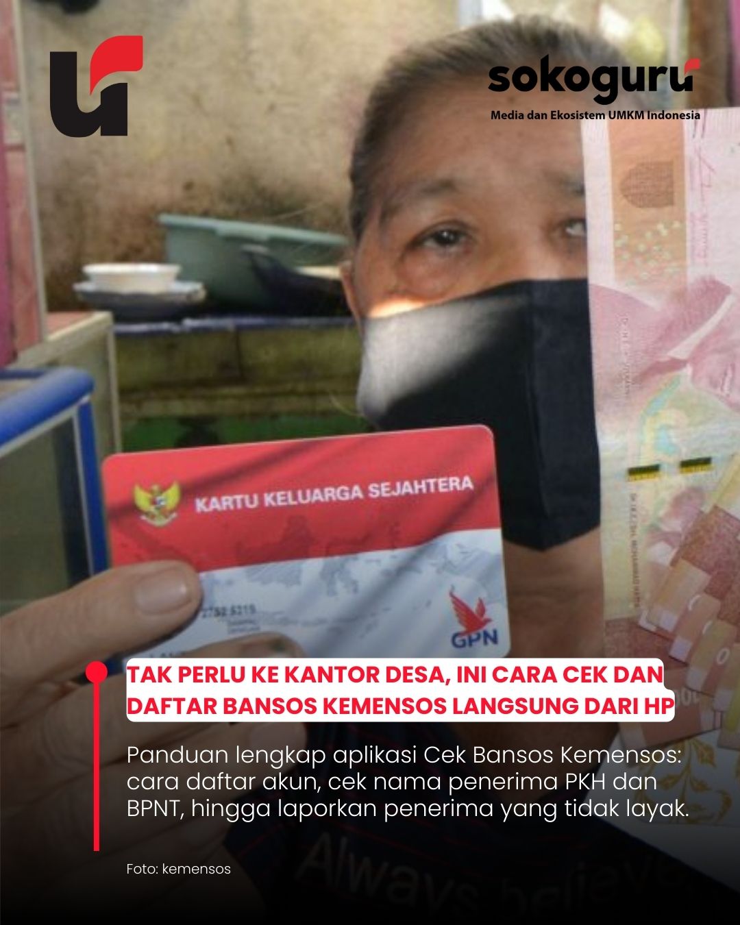 Nama Anda Belum Terdaftar Bansos? Begini Cara Usul dan Sanggah di Aplikasi Kemensos