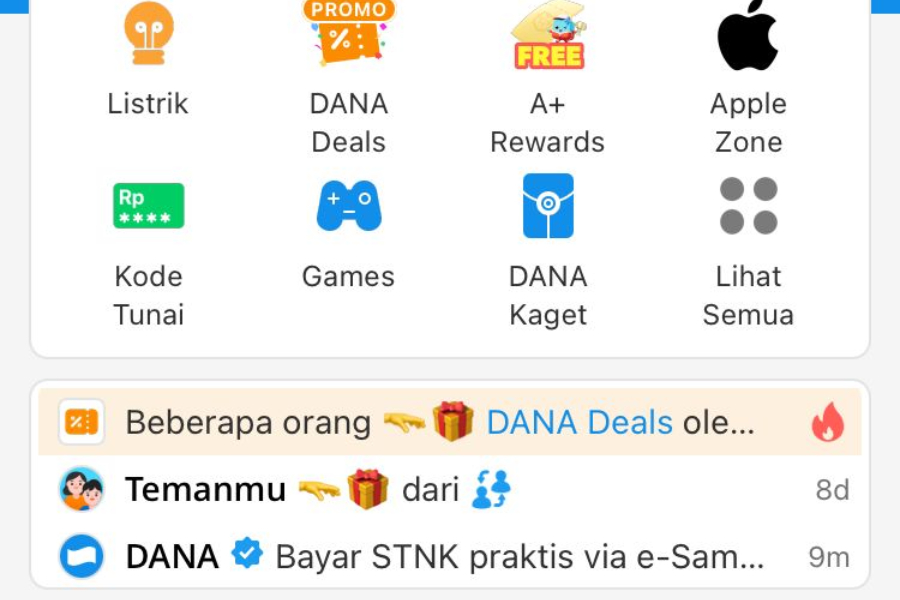<p>Klik tiga link DANA Kaget hingga Rp450.500 + cuan tambahan lewat game, cashback, dan event resmi!</p>
