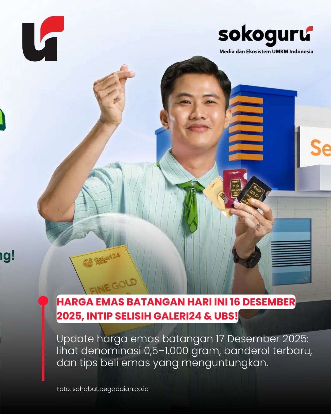 Update Terbaru! Harga Emas 0,5–1.000 Gram, Siap Jadi Acuan Investasi Anda