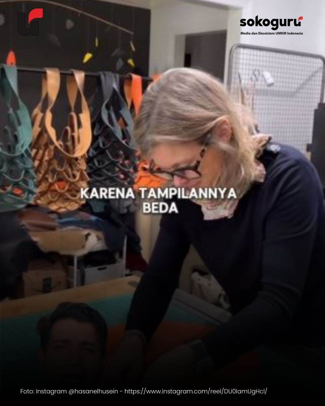 GEMPAR! Cuma Modal Gunting, Ide Bisnis Tas Tanpa Jahit Ini Viral Bakal Ludes Lebaran