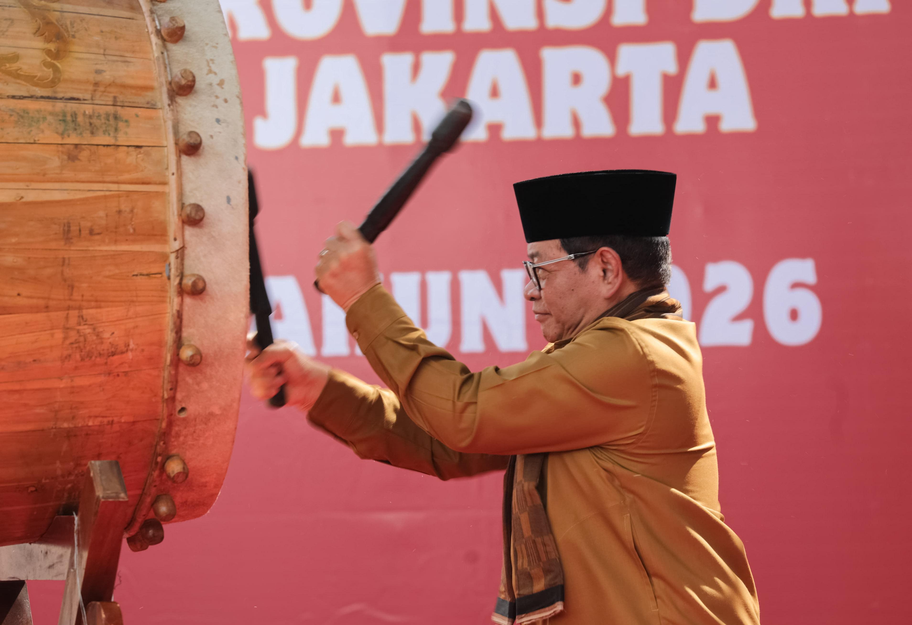 Gubernur Pramono Buka Festival Bedug 2026,  Komitmen Pemprov Jakarta Lestarikan Tradisi Budaya 