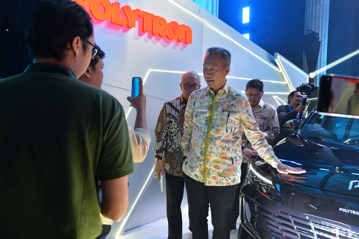 <p>Menteri Perindustrian (Menperin) meresmikan peluncuran  mobil listrik Polytron di Jakarta, Selasa, 6 Mei 2025. (Dok. Polytron)</p>
